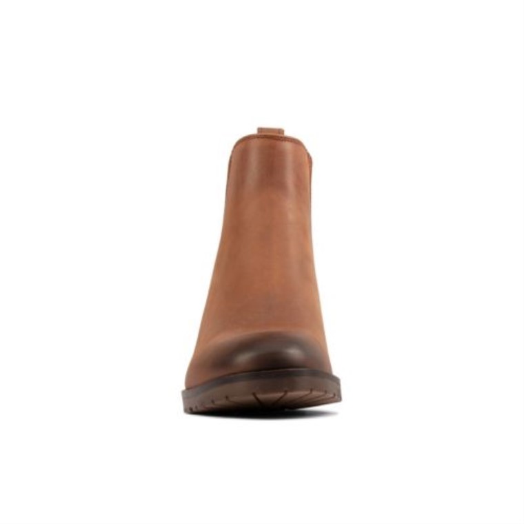 Mila Top Clarks Bronceado Cuero