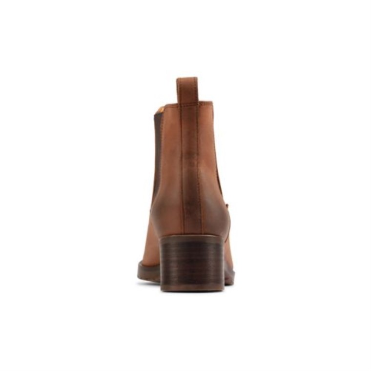 Mila Top Clarks Bronceado Cuero