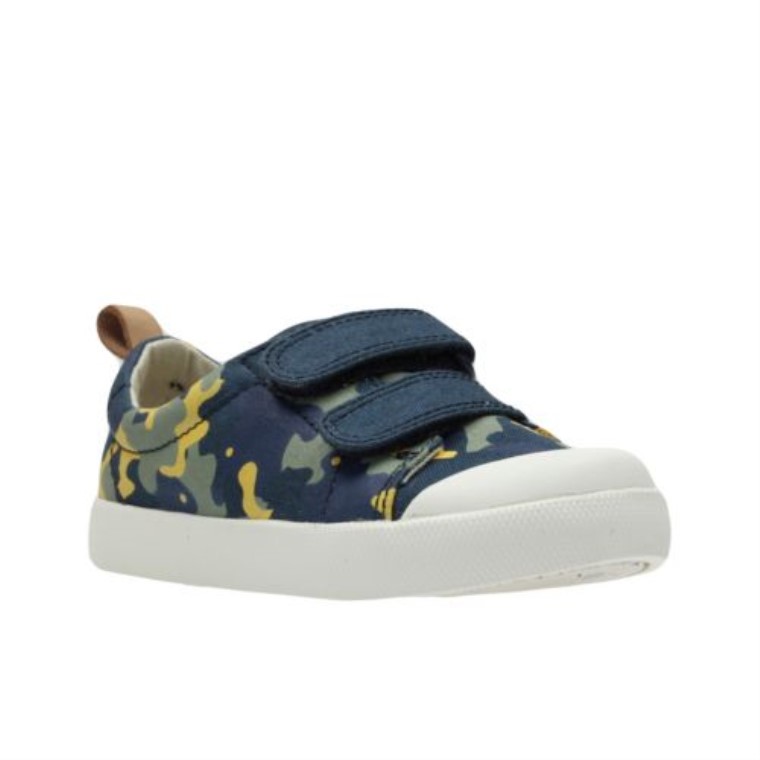 Camuflaje Azul Marino Halcy High Fst G Fit Clarks