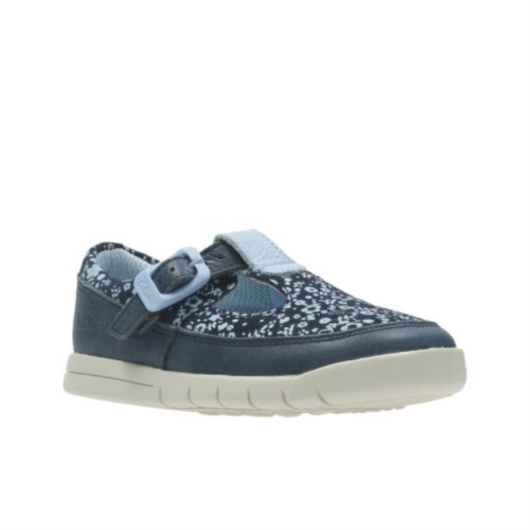 Azul Marino Clarks Cuento Loco Fst F Ajuste