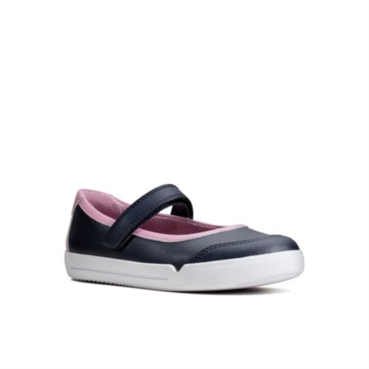 Azul Marino Clarks Esmeril Halo Inf F Ajuste