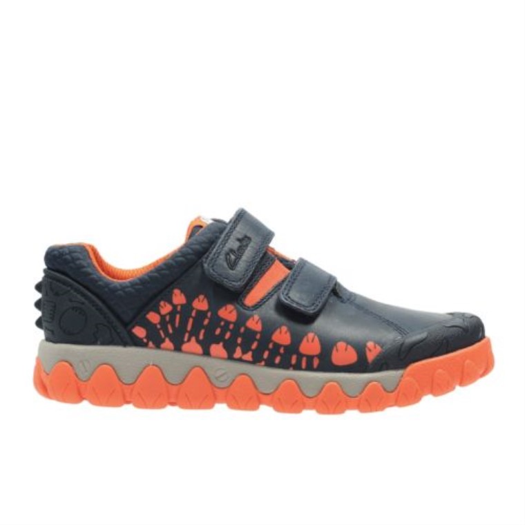 Azul Marino Clarks Tyrex Caminar Pre Ajuste