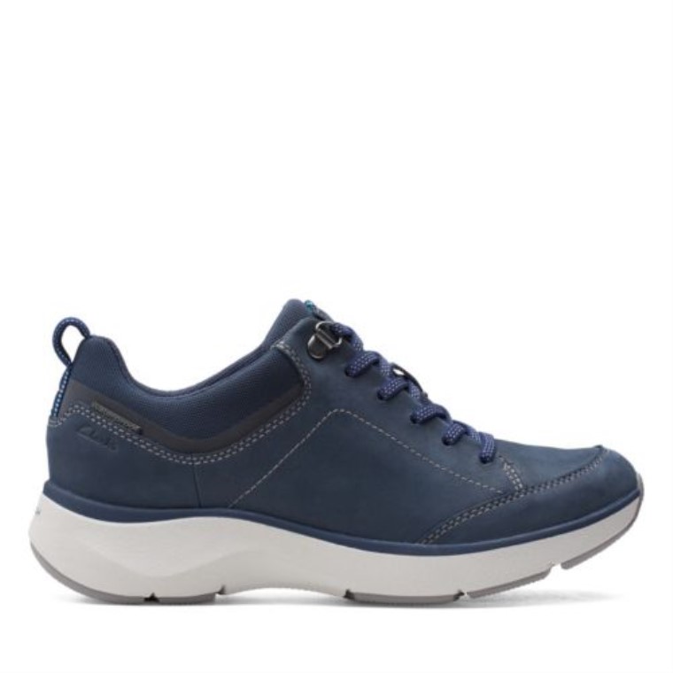 Azul Marino Combi Clarks Wave 20 Encaje