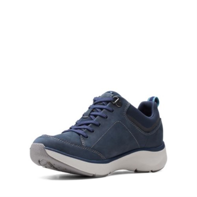 Azul Marino Combi Clarks Wave 20 Encaje
