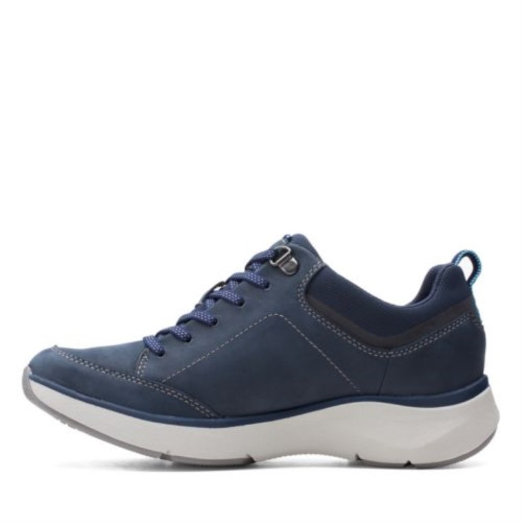 Azul Marino Combi Clarks Wave 20 Encaje