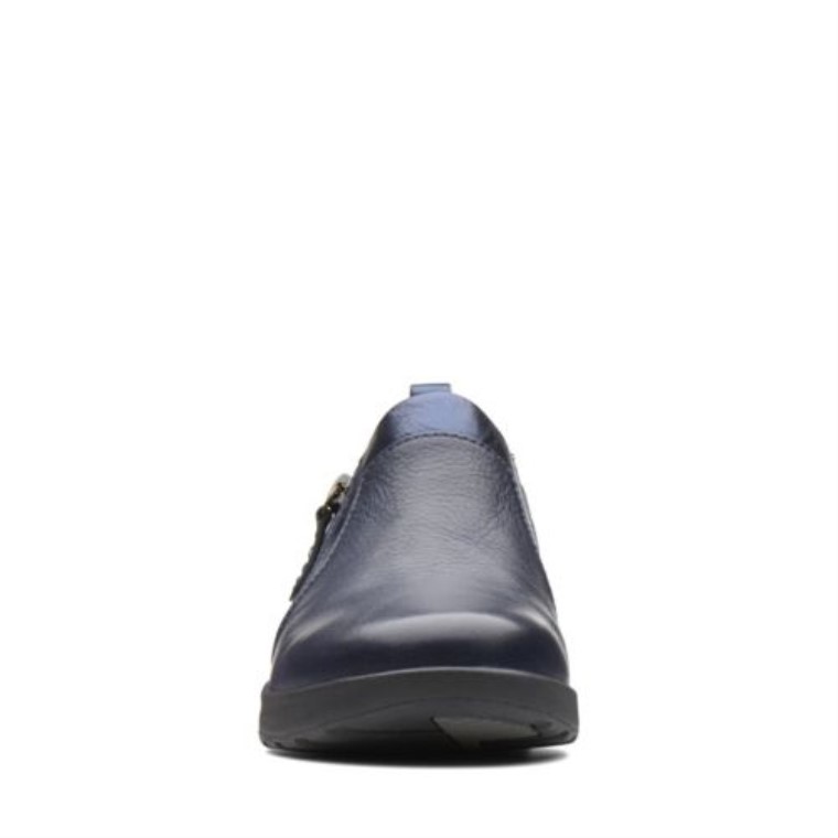 Azul Marino Combi Un Adornan Zip Clarks
