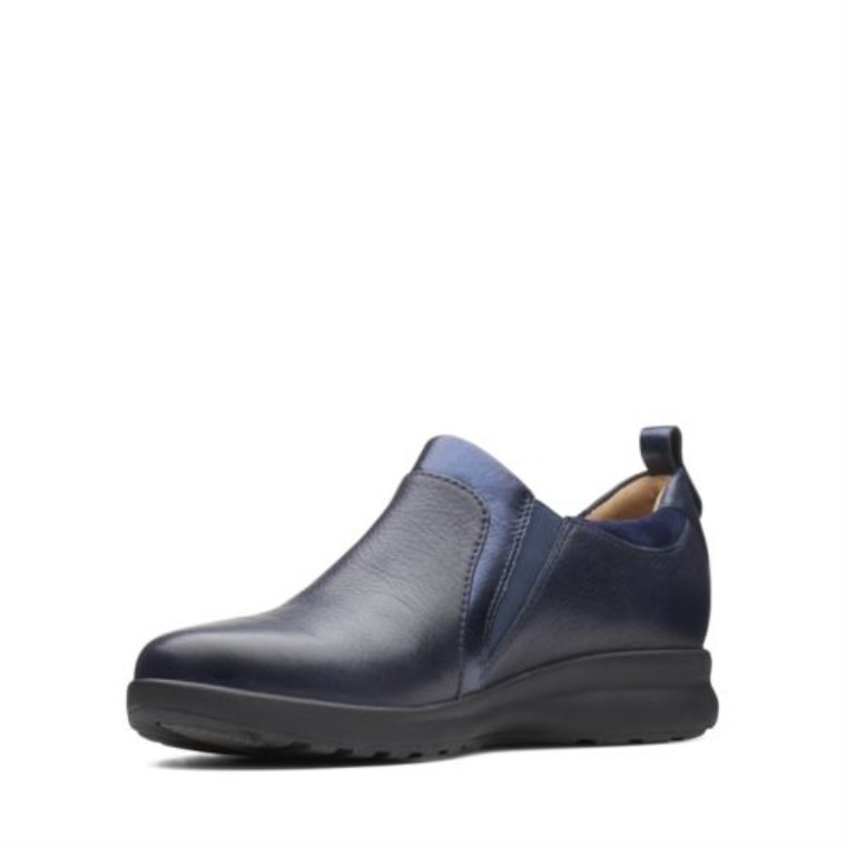 Azul Marino Combi Un Adornan Zip Clarks