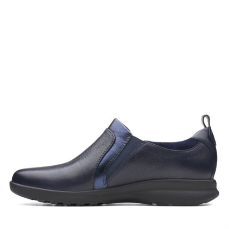 Azul Marino Combi Un Adornan Zip Clarks