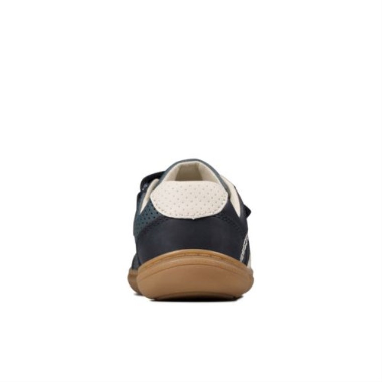 Cuero Azul Marino Clarks 2 Flash Metra Fst G Fit