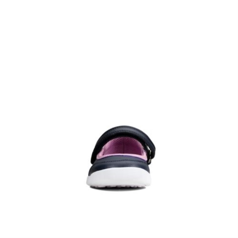 Cuero Azul Marino Clarks Esmeril Halo Fst G Ajuste