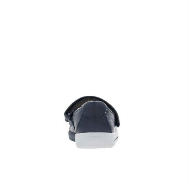Cuero Azul Marino Clarks Esmeril Halo Inf G Ajuste
