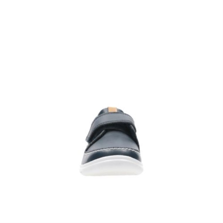 Escudo De Cuero Azul Marino Ember Fst G Fit Clarks
