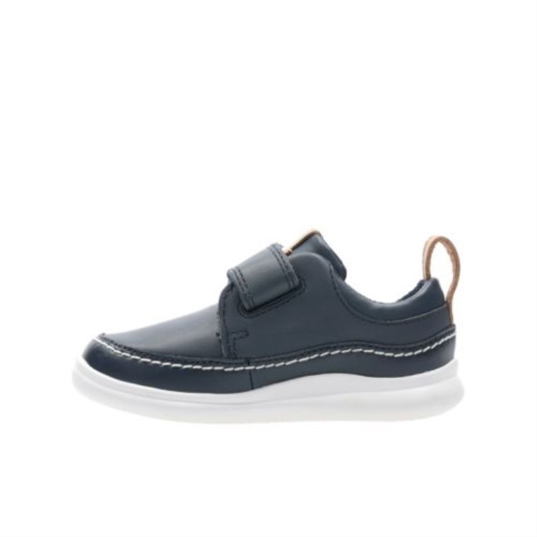Escudo De Cuero Azul Marino Ember Fst G Fit Clarks