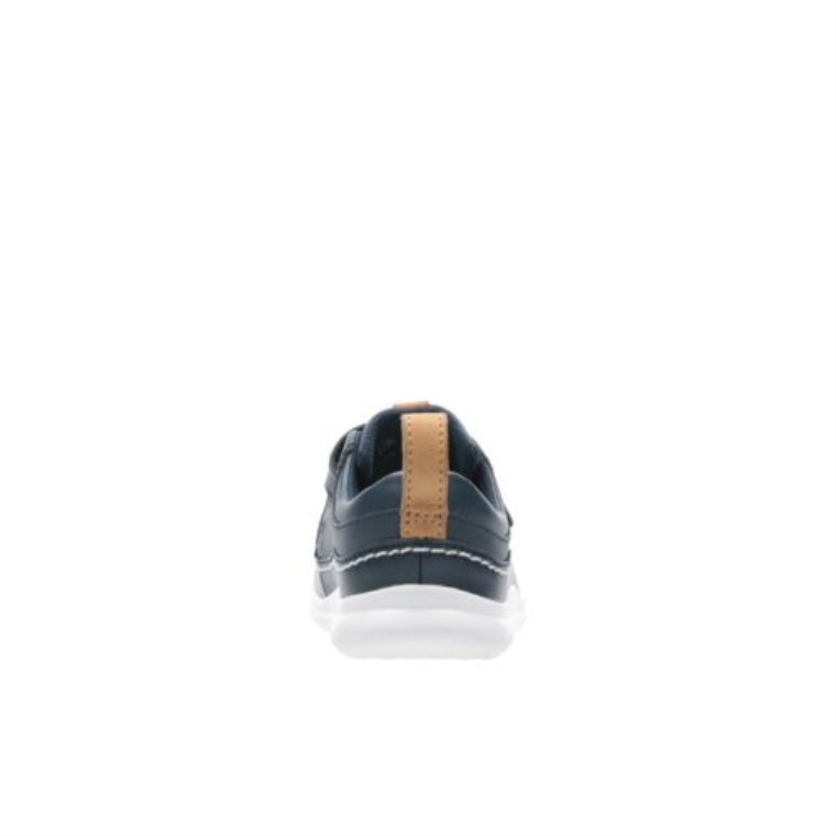Escudo De Cuero Azul Marino Ember Fst G Fit Clarks