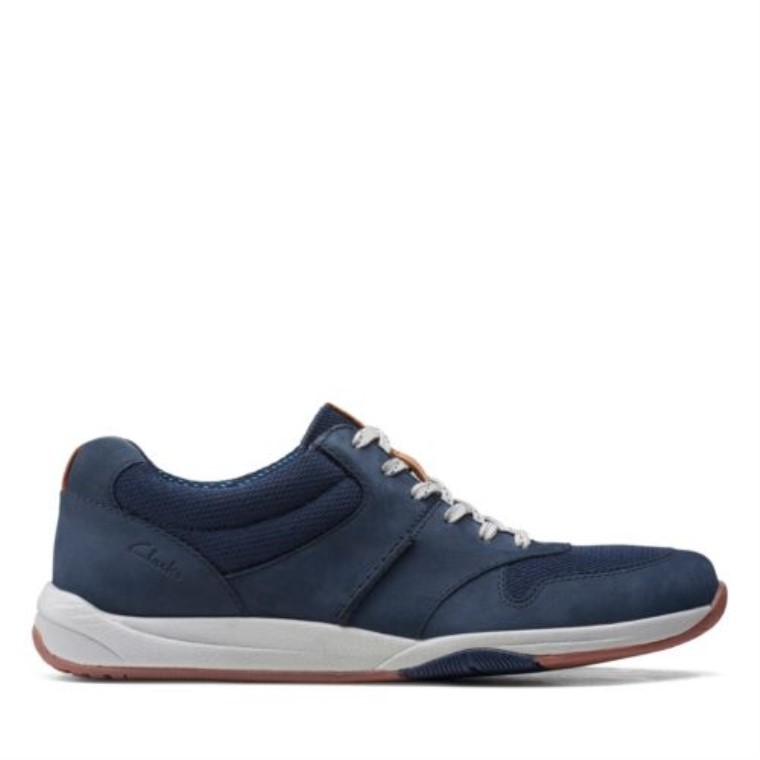 Nobuk Azul Marino Clarks Langton Race