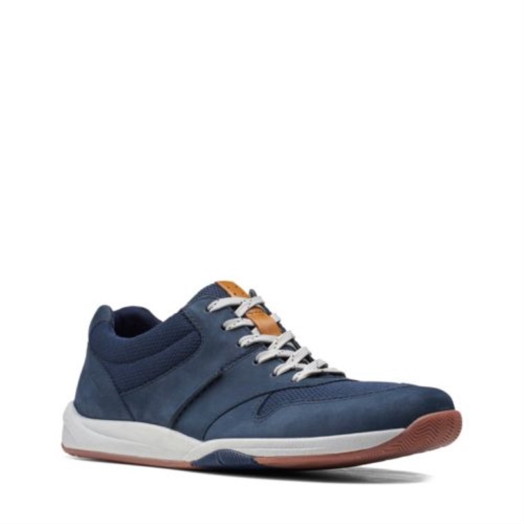Nobuk Azul Marino Clarks Langton Race