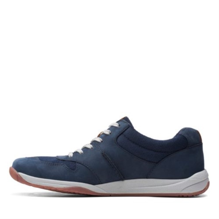 Nobuk Azul Marino Clarks Langton Race