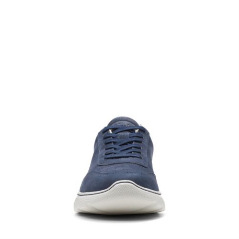 Clarks De Encaje Sprint Lite Nubuck Azul Marino