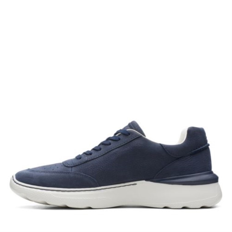 Clarks De Encaje Sprint Lite Nubuck Azul Marino