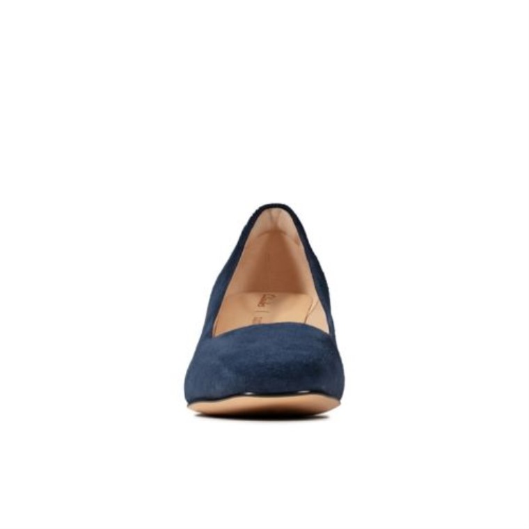 Ante Azul Marino Transparente Rosa Clarks