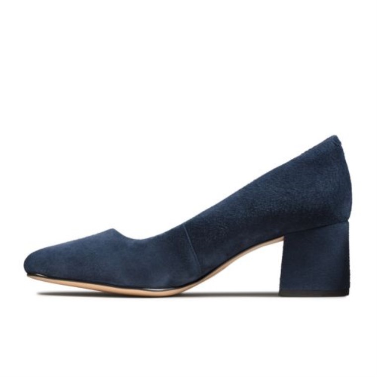 Ante Azul Marino Transparente Rosa Clarks