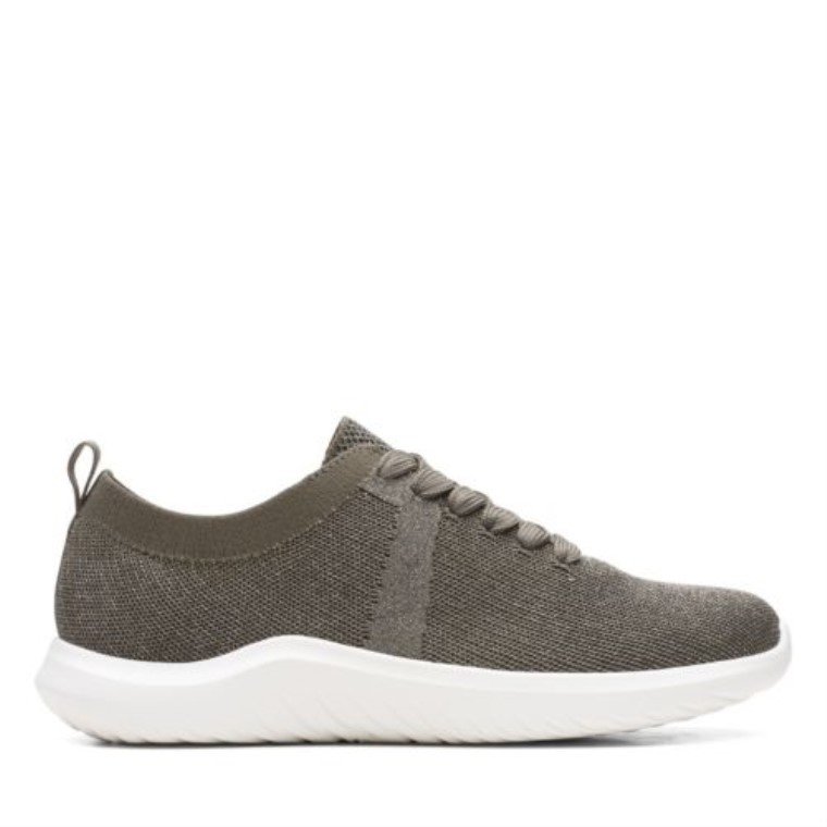 Nuevo Brillo Clarks Oliva Oscuro Combi