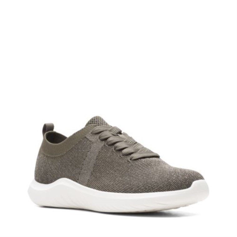 Nuevo Brillo Clarks Oliva Oscuro Combi