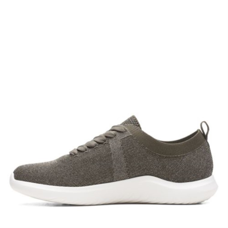 Nuevo Brillo Clarks Oliva Oscuro Combi