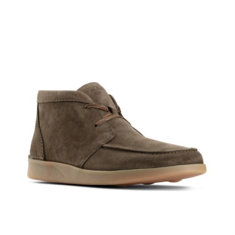 Top Oakland Clarks Oliva Oscuro Combi