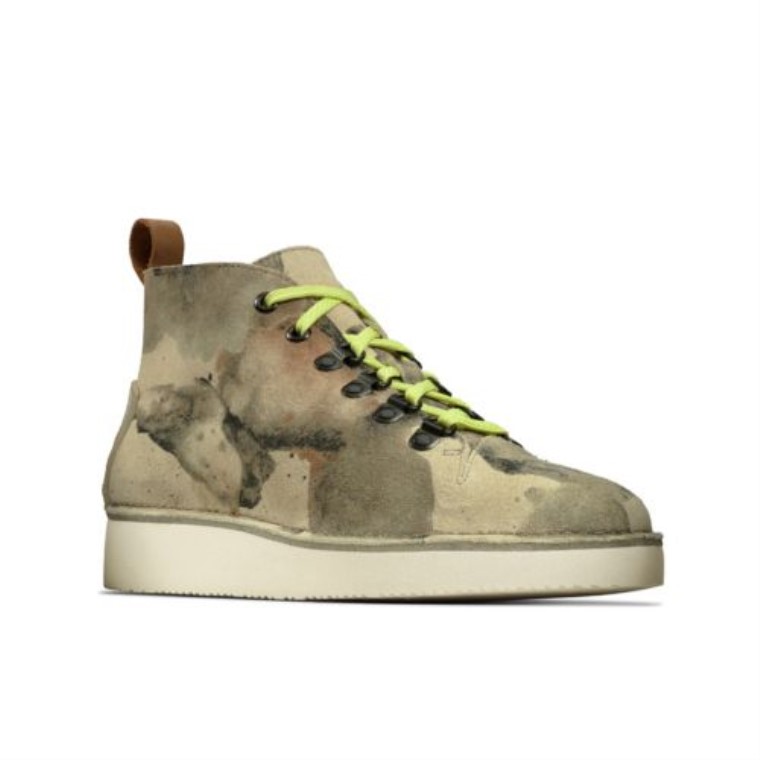 Blanco Roto Camo Nala Caminata Clarks