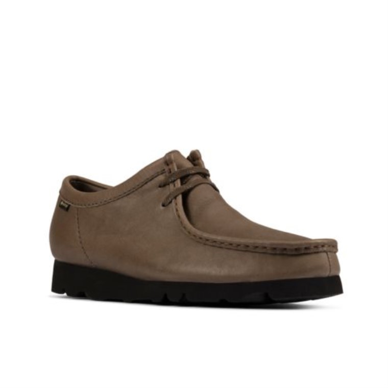 Verde Oliva Clarks Wallabee Gtx Cuero