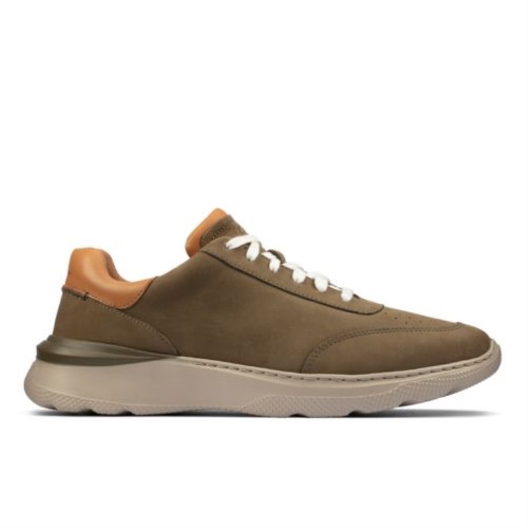 Nubuck Oliva Clarks Sprint Lite Encaje