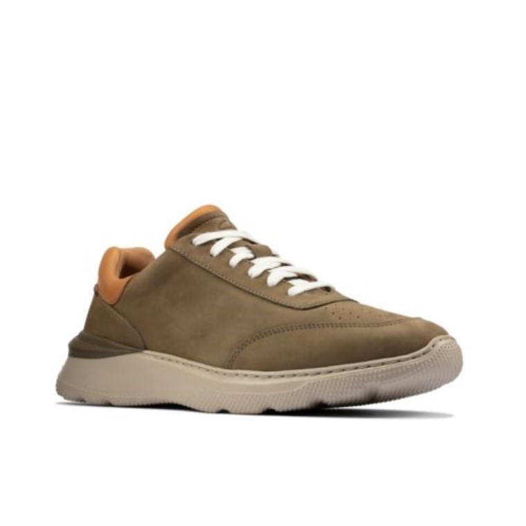 Nubuck Oliva Clarks Sprint Lite Encaje