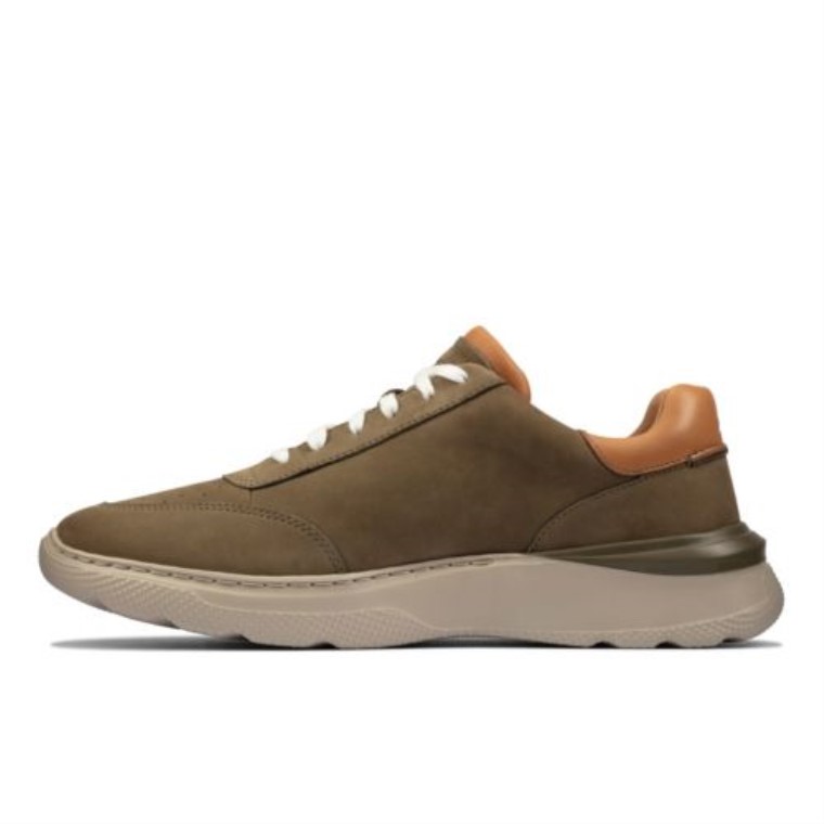 Nubuck Oliva Clarks Sprint Lite Encaje