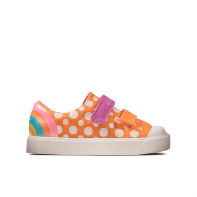 Naranja Combi Clarks City Bright Fst F Fit