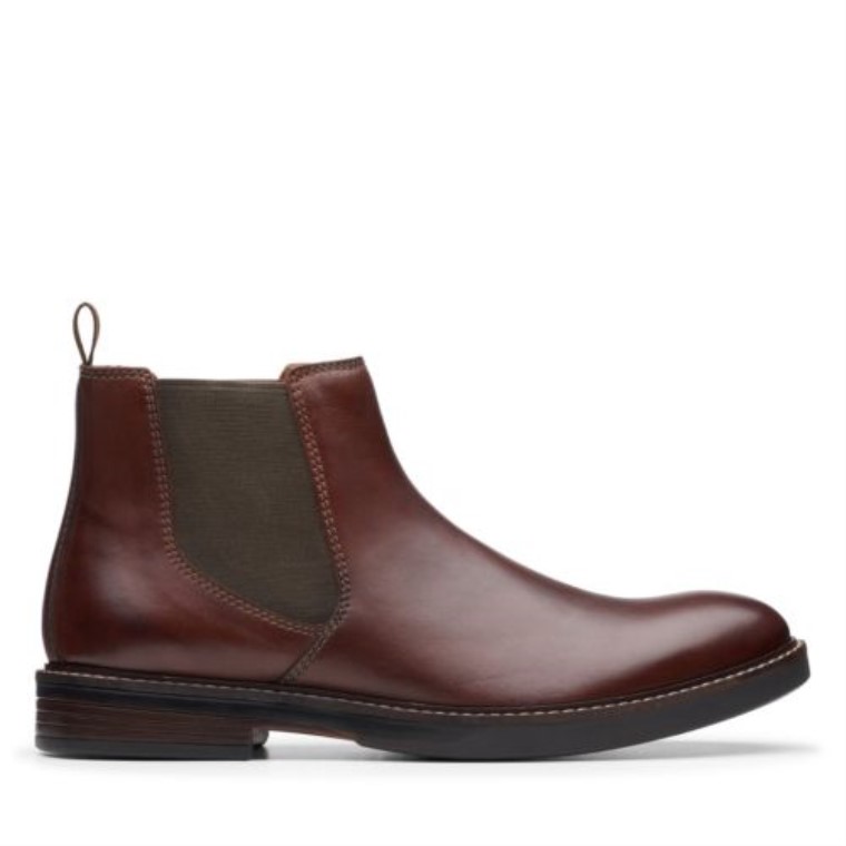 Paulson Hasta Clarks Caoba Ny Cuero