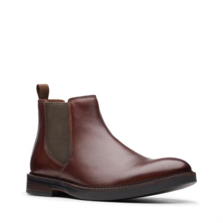 Paulson Hasta Clarks Caoba Ny Cuero