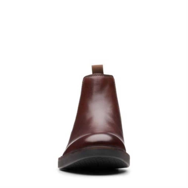 Paulson Hasta Clarks Caoba Ny Cuero