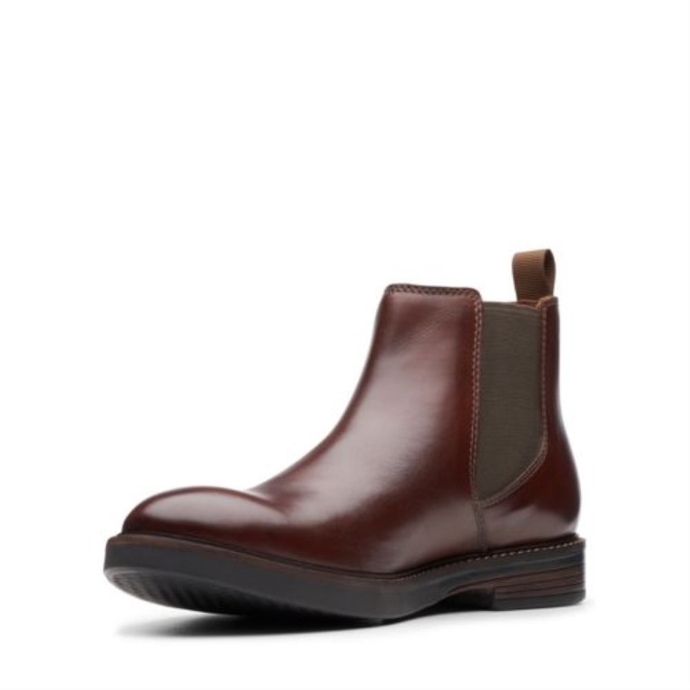 Paulson Hasta Clarks Caoba Ny Cuero