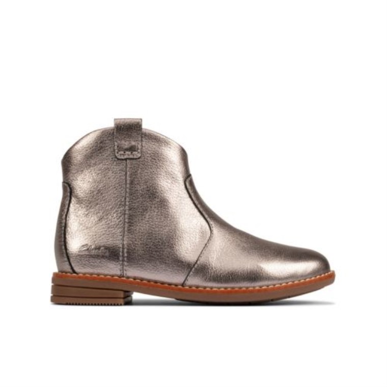 Peltre Cuero Dibujó Norte Inf F Ajuste Clarks