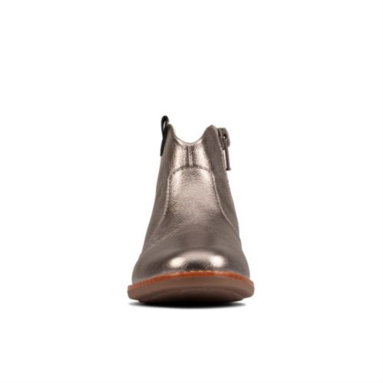Peltre Cuero Dibujó Norte Inf F Ajuste Clarks