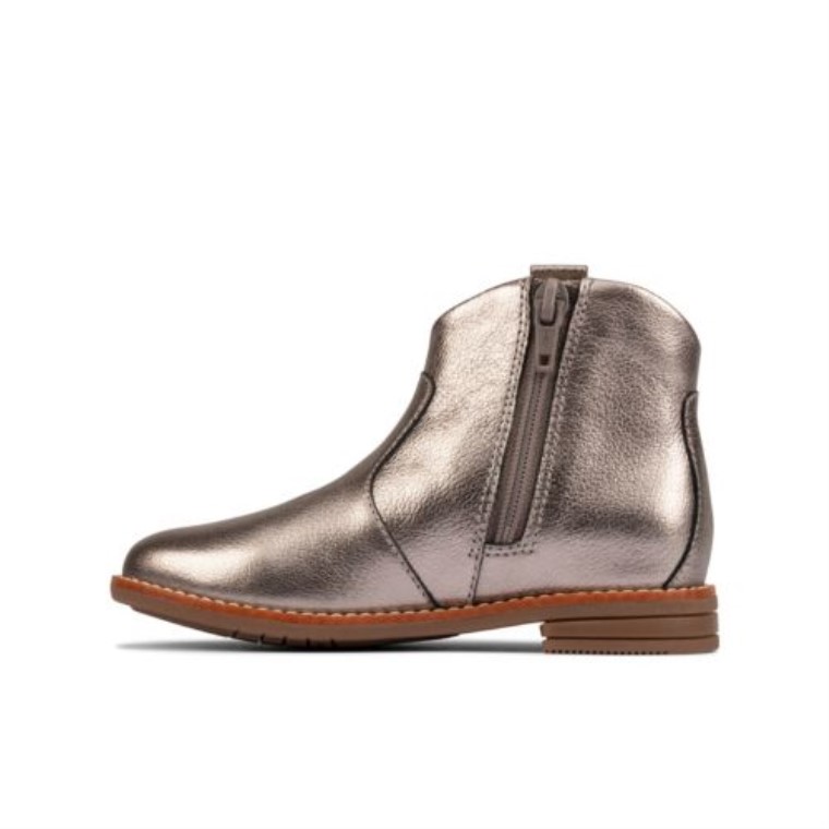 Peltre Cuero Dibujó Norte Inf F Ajuste Clarks