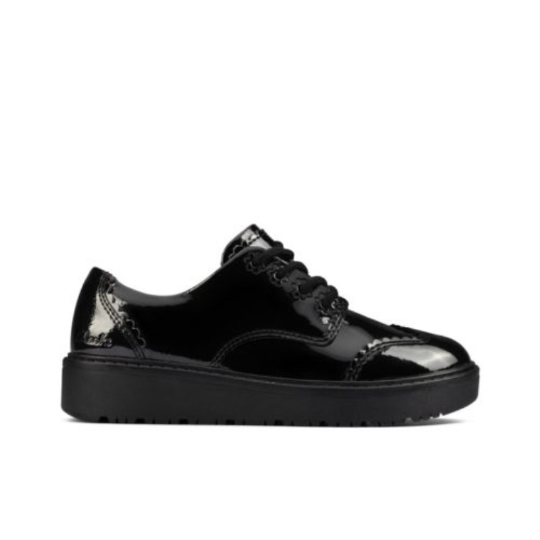 Plajump Inf Fit Charol Negro Clarks