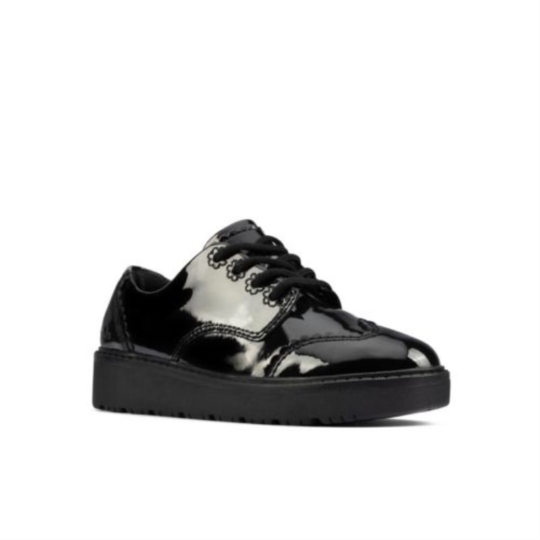 Plajump Inf Fit Charol Negro Clarks