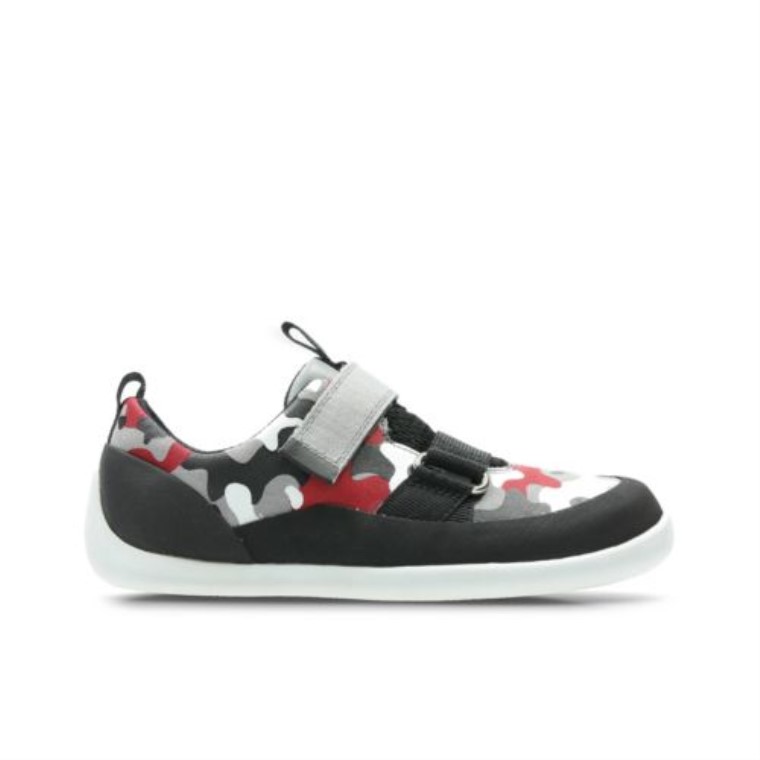Play Pioneer Jnr G Fit Clarks Camuflaje Rojo