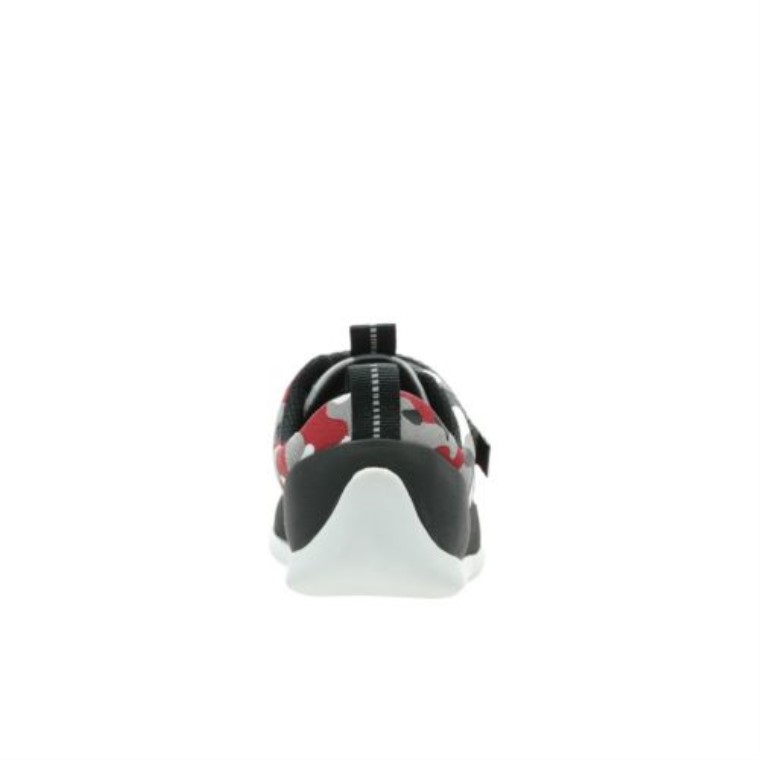 Play Pioneer Jnr G Fit Clarks Camuflaje Rojo