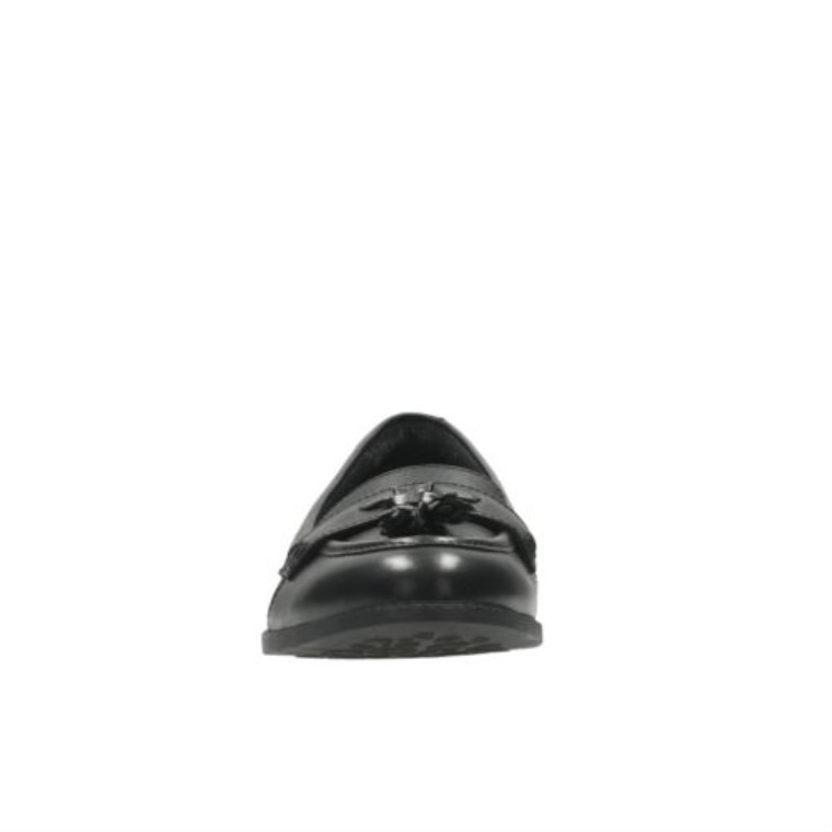 Preppy Edge Bl H Ajuste Clarks Cuero Negro