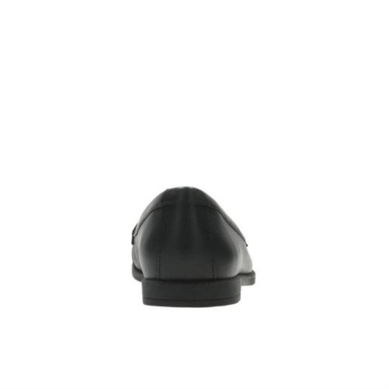 Preppy Edge Bl H Ajuste Clarks Cuero Negro