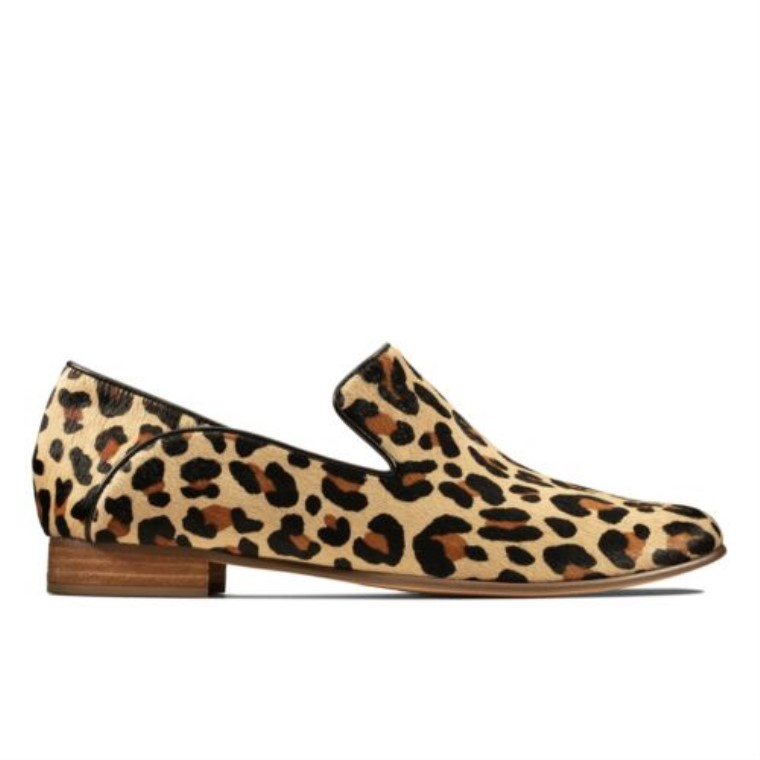 Pura Viola Estampado De Leopardo Interés Clarks