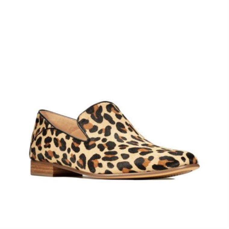 Pura Viola Estampado De Leopardo Interés Clarks